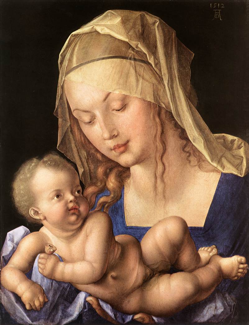 Мадонна с младенцем и грушей